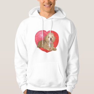 Veste À Capuche Pékinois / Croisement Caniche Saint-Valentin