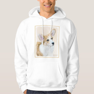 Veste À Capuche Pembroke Welsh Corgi Peinture - Art Chien original