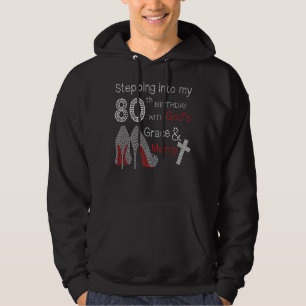 Veste À Capuche Pénétrer dans mon 80e anniversaire avec la grâce d