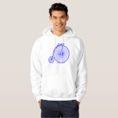 Veste À Capuche Penny Farthing - Bleu (Devant entier)