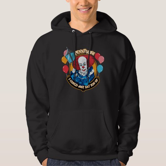 Veste À Capuche Pennywise Classique - Je Pourrais Juste Te Dévorer (Devant)