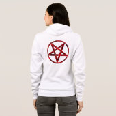 Veste À Capuche Pentagram Red Devil (Dos entier)