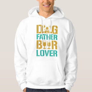 Veste À Capuche Père Chien Amateur de Bière