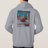 Veste À Capuche Père Noël's Candy land (Dos)