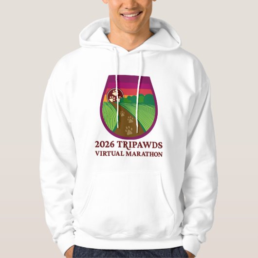 Veste À Capuche Performance au Marathon Tripawds 2026 (Devant)