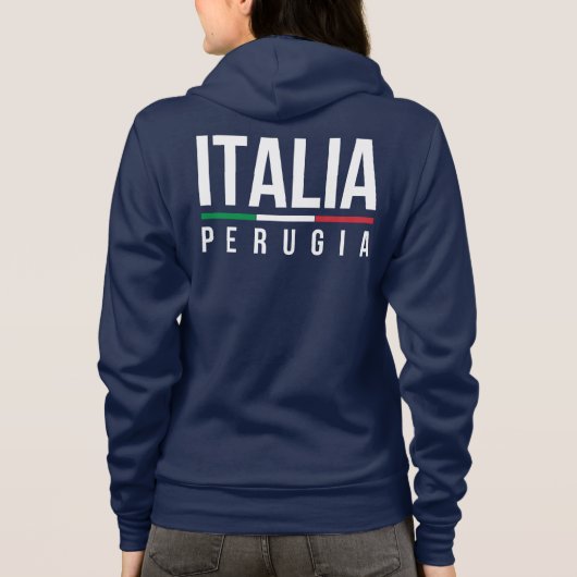Veste À Capuche Pérouse Italie (Dos)