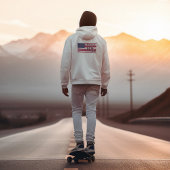 Veste À Capuche Personalized American Soccer Athlete Patriotic 