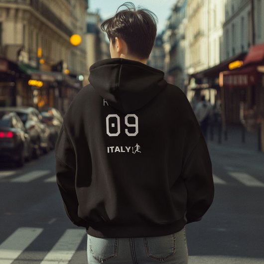 Veste À Capuche Personalized Italy National Team Professional Mono