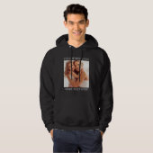 Veste À Capuche Personalized Photo Hoodie with Custom Wording (Devant entier)