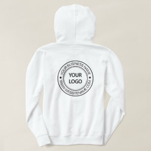 Veste À Capuche Personnel de l'employé du logo d'entreprise person