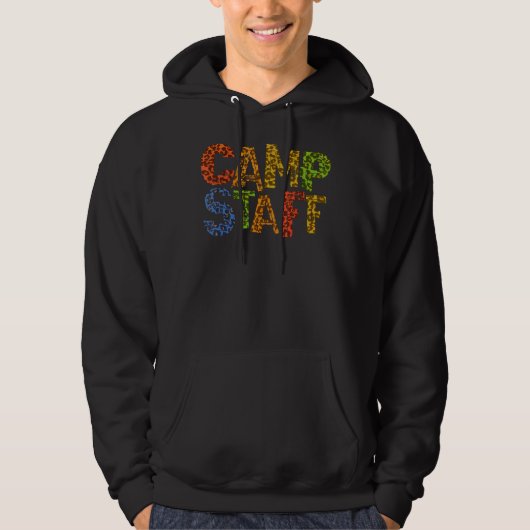 Veste À Capuche Personnel du camp Empreinte de léopard Hôte Consei (Devant)