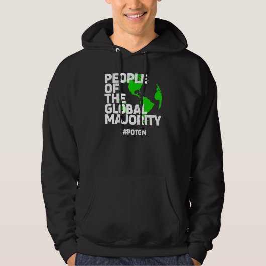 Veste À Capuche Personnes De La Majorité Mondiale Potgm (Devant)
