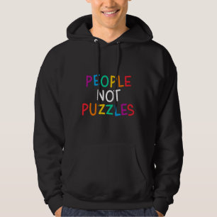 Veste À Capuche Personnes Pas Puzzles Autisme Spécial Ed Teacher S