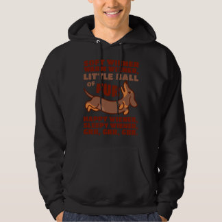 Veste À Capuche Petit ballon de fourrure chien teckel chaud et dou
