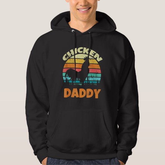 VESTE À CAPUCHE PETIT POULET DADDY POUR POU (Devant)