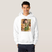 Veste À Capuche Petite Grâce en vert (Devant entier)