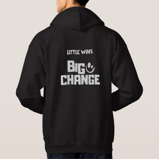 Veste À Capuche Petites victoires Grand changement (Dos)