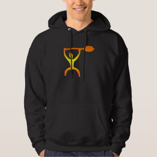 Veste À Capuche Pétroglyphe hawaïenne d'homme de palette