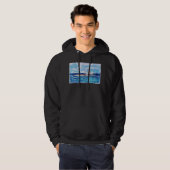 Veste À Capuche Phare en bleu (Devant entier)