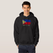 Veste À Capuche Philippines Drapeau Coordonnatrices Hommes Femmes (Devant entier)