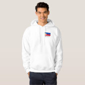Veste À Capuche Philippines - drapeau philippin (Devant entier)