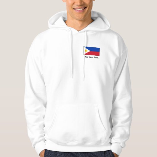 Veste À Capuche Philippines - drapeau philippin (Devant)