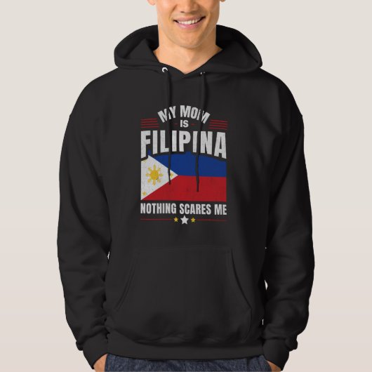 Veste À Capuche Philippines Philippine Ma Mère FILIPINA Rien Sc (Devant)