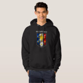 Veste À Capuche Philippines Pinay Fierté Philippine Drapeau du Pay (Devant entier)