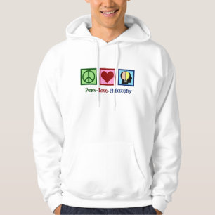 Veste À Capuche Philosophie de l'amour de la paix