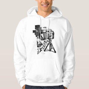 Veste À Capuche Photographie en noir et blanc sur conception de tr