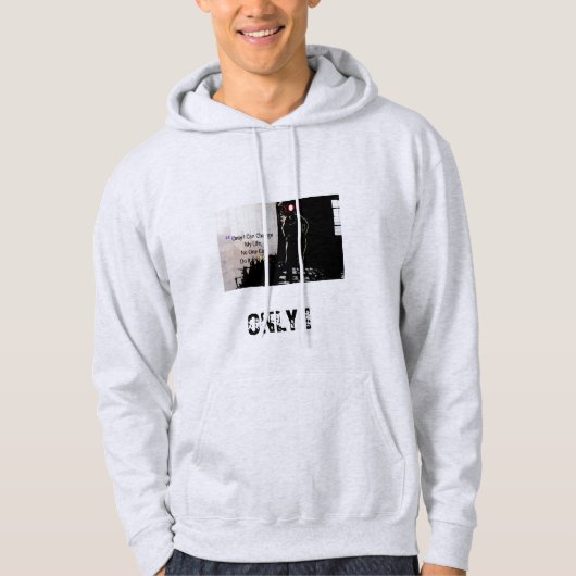 VESTE À CAPUCHE PHRASES MOTIVÉES (Devant)