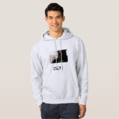 VESTE À CAPUCHE PHRASES MOTIVÉES (Devant entier)