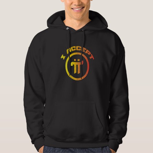 Veste À Capuche Pi Network Pioneer Cryptocurrency Crypto I (Devant)