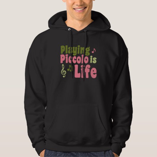 Veste À Capuche Piccolo est la vie (Devant)