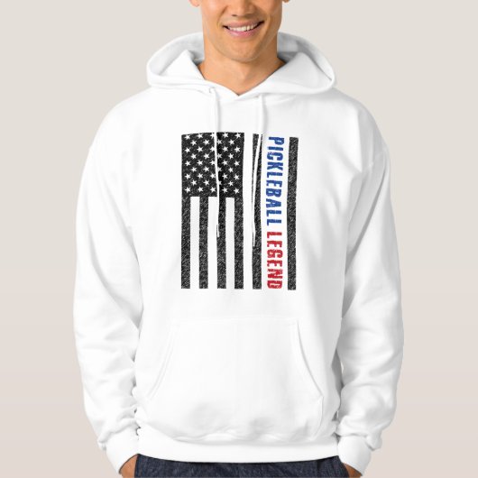 Veste À Capuche Pickleball Legend USA (Devant)
