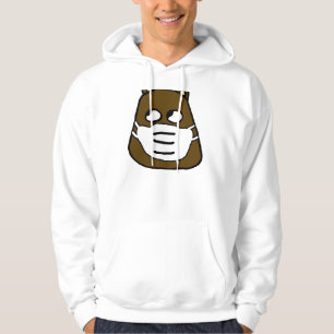 Veste À Capuche Pièce de fond dans le masque facial