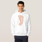 Veste À Capuche Pied droit humain (Devant entier)