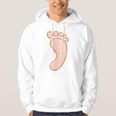 Veste À Capuche Pied droit humain (Devant)