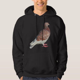 Veste À Capuche Pigeon rouge (isolé)