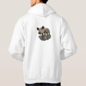 Veste À Capuche Piggy Prend Un Bain De Boue, (Dos)