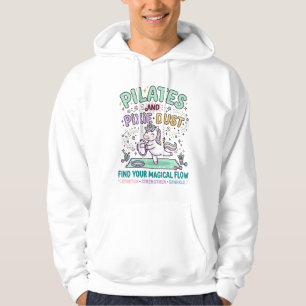 Veste À Capuche Pilates de licorne et poussière de pixie typograph