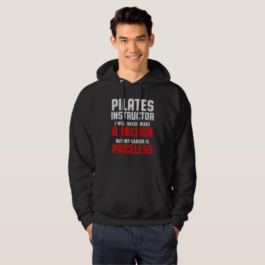 Veste À Capuche Pilates Instructor Trainer Enseignant 13 (Devant entier)