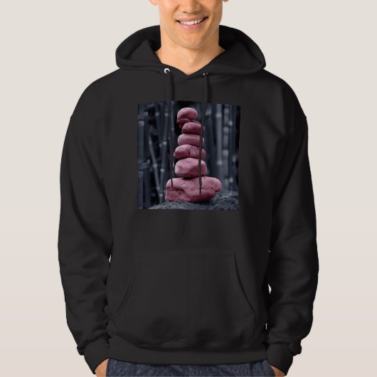 Veste À Capuche Pile de pierre (Devant)