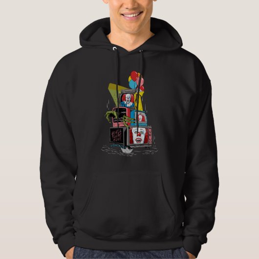 Veste À Capuche Pile de télévisions classique Pennywise - Vous flo (Devant)