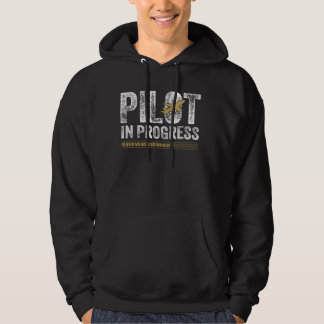 Veste À Capuche Pilote en cours Drôle pilote et avion d'aviation