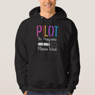 Veste À Capuche Pilote En Cours Veuillez Attendre Le Futur Pilote 
