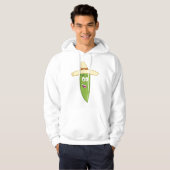 Veste À Capuche Piment Vert Souriant (Devant entier)