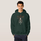 Veste À Capuche Pine Deer - Tête de rennes de Noël (Devant entier)