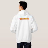 Veste À Capuche Pine Invaders-Empire d'ananas Série de jeux rétro (Dos entier)