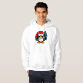 Veste À Capuche Pingouin de pirate (Devant entier)